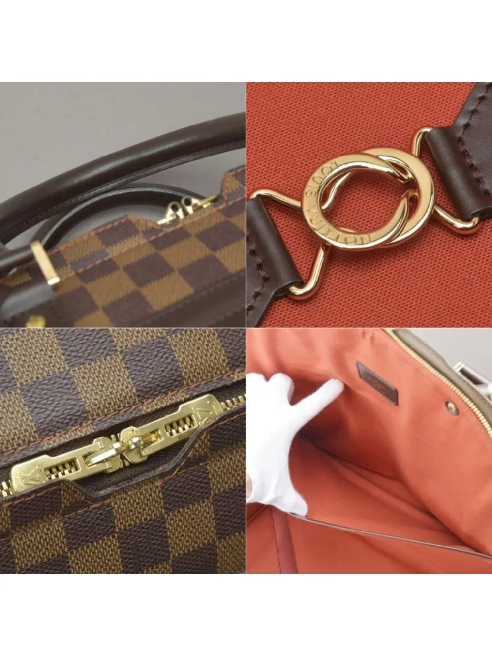 Louis Vuitton Nolita PM 2-Way Boston Bag Damier Brown